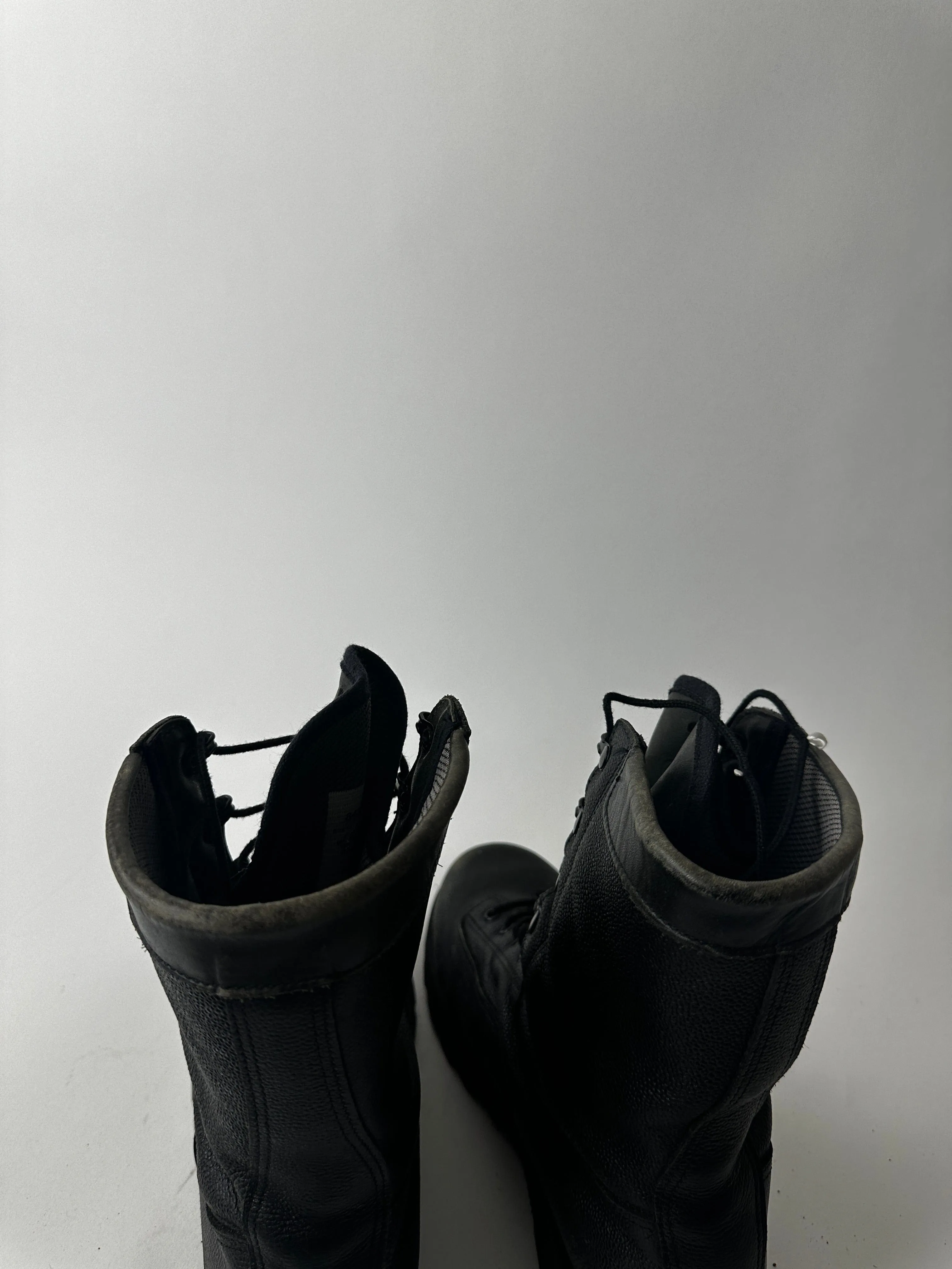 Vintage Boutlet Canadian Combat Boots Mens 11 (280-106) Black Leather