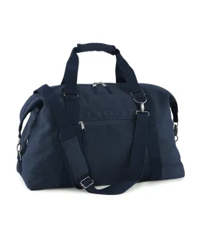 Vintage canvas weekender | Vintage Oxford Navy