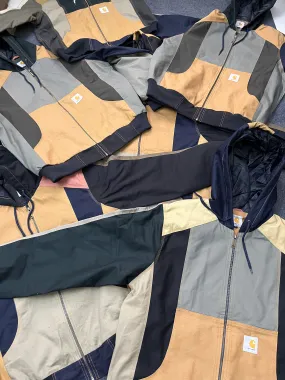 Vintage Carhartt Rework Style Patchwork Hoodies - MOQ 15 pcs