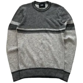 Vintage Dolce And Gabbana Block Striped Knit Jumper Woman's Size M