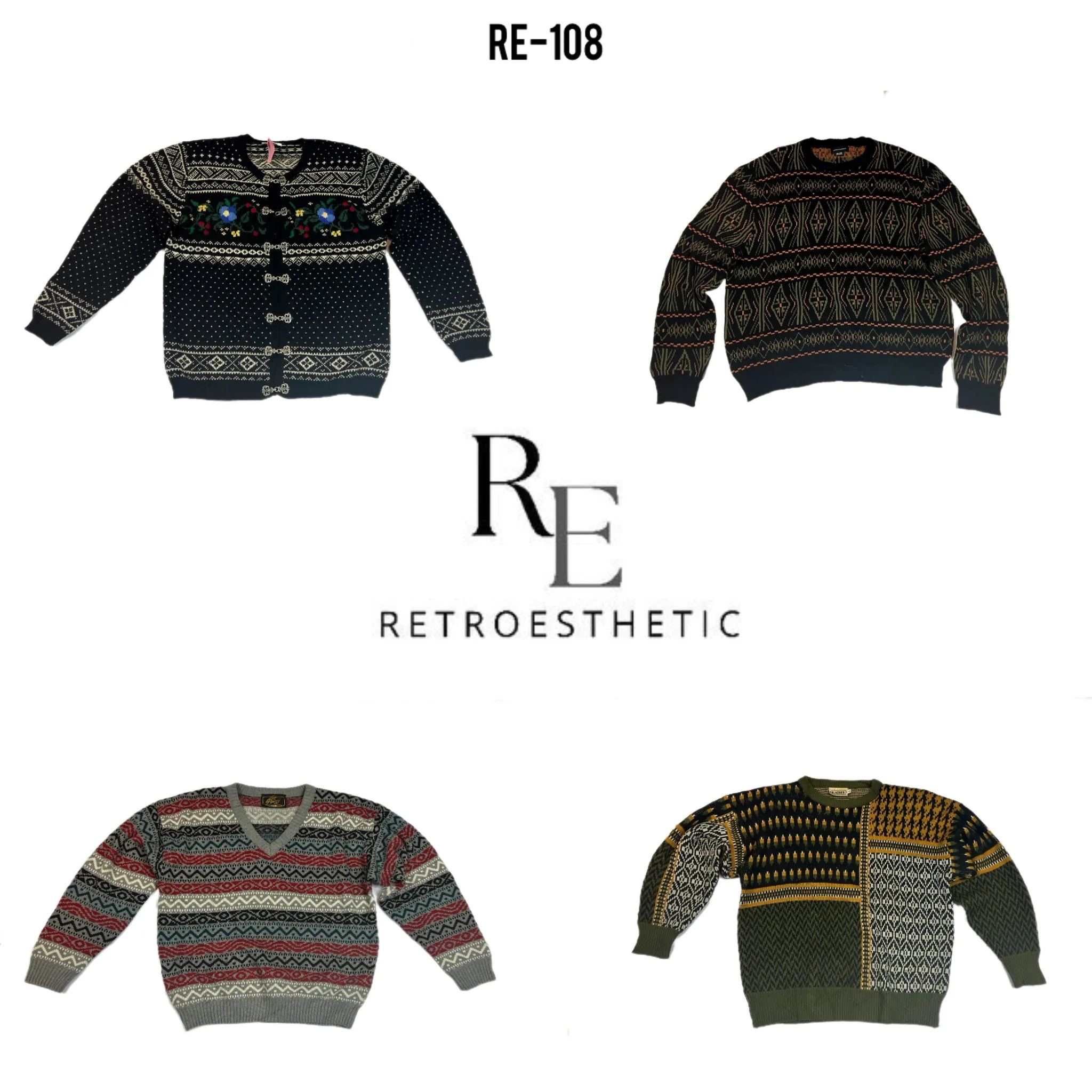 Vintage Ethenic Sweaters (RE-108)