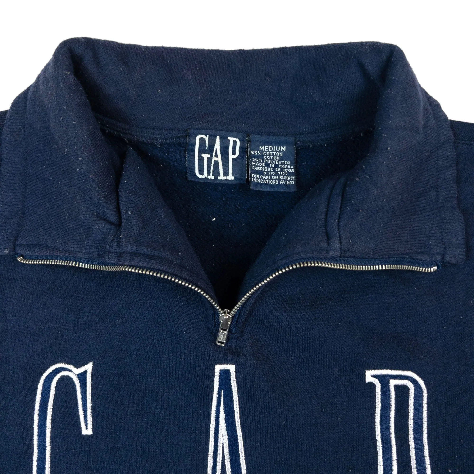 Vintage GAP Q Zip Sweatshirt Size L