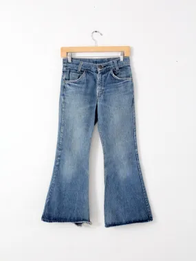 vintage Levis bell bottom jeans, 27 x 26