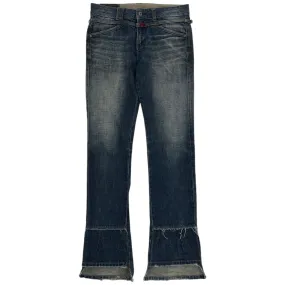 Vintage Marithe   Francois Girbaud Distressed Denim Jeans Size W31