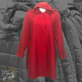 Vintage Norm Thompson Red Button Down Jacket - Size Medium