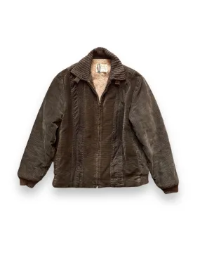 Vintage Penneys Sportswear Corduroy Coat SZ 42