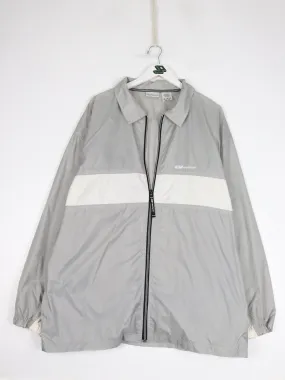 Vintage Reebok Windbreaker Mens XL Grey Jacket