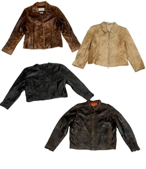 Vintage Y2K Vibes: Buttoned-Up Leather Jackets for Timeless Style! 🧥✨