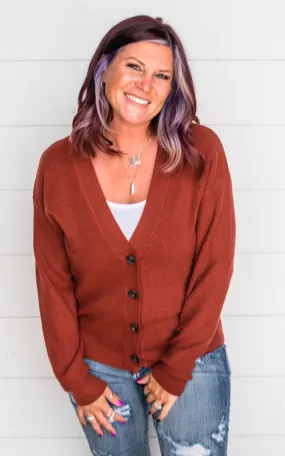 Viscose Button Up Knit Cardigan - Part 2 - Final Sale