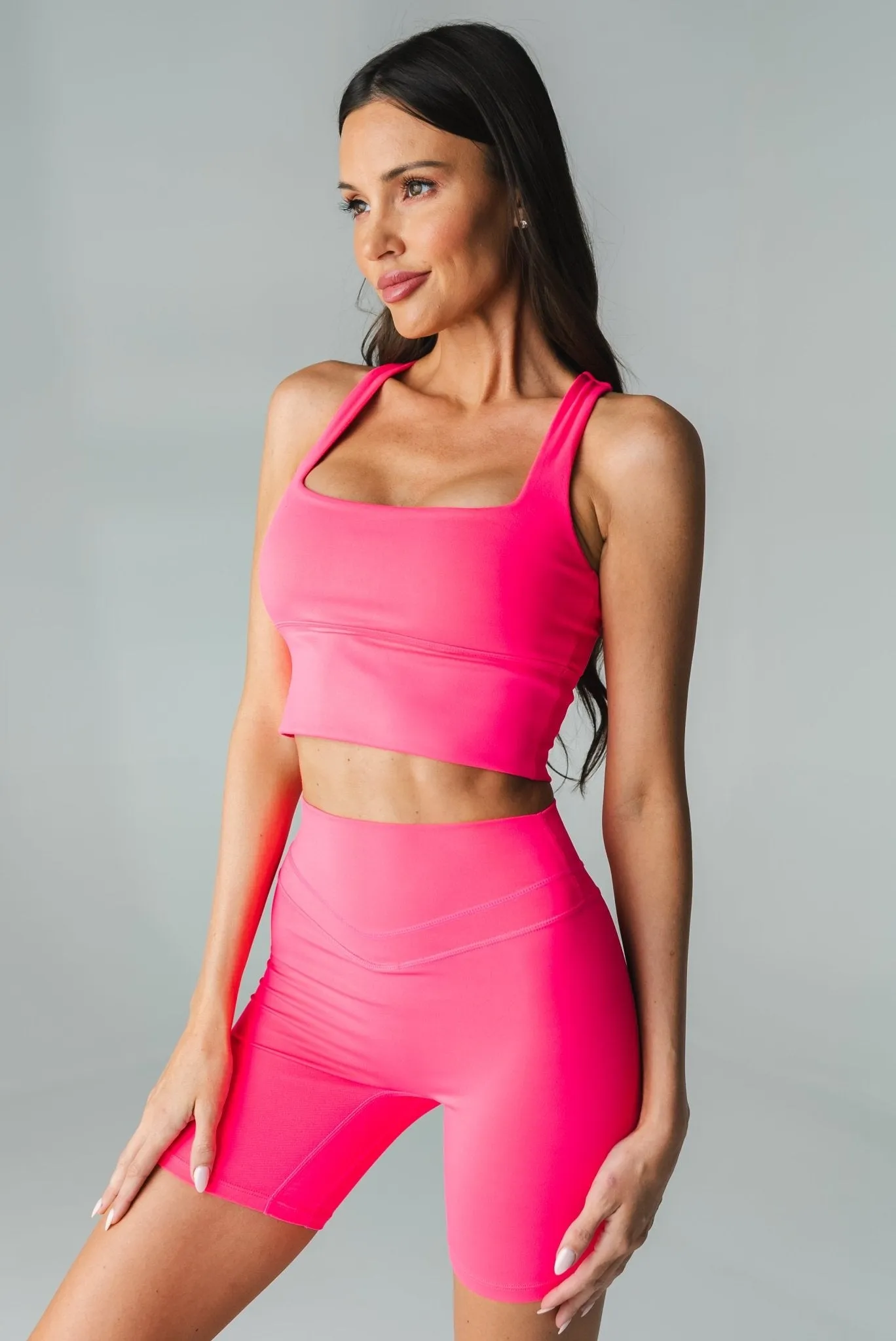 Vitality Pulse™ Racer Longline - Neon Pink