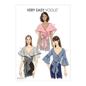 Vogue Pattern V9315 Misses' Top