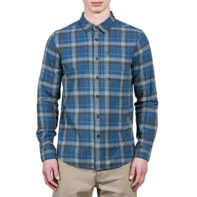 Volcom Canden L/S Flannel - Smokey Blue