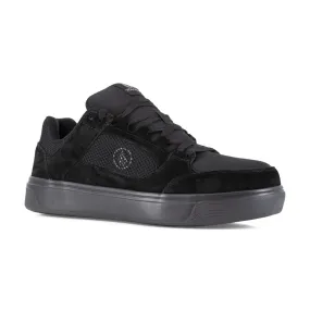 Volcom Women's Skate Inspired Composite Toe Work Shoe Evolve Vm30232f In Triple Black