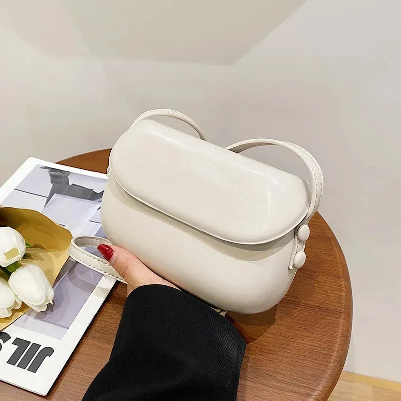 Vvsha 2024 Flap Crossbody Bags Women Mini PU Leather Shoulder Purses and Handbags for Girls Ladies Phone Simple Solid Designer Bag