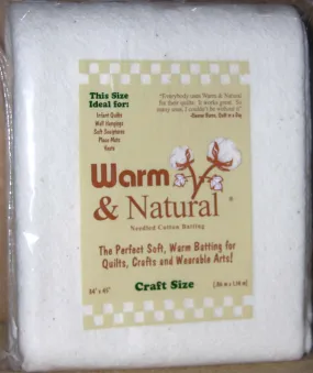 Warm & Natural Needled Cotton Batting