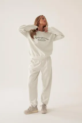 Washed Cream Joggers