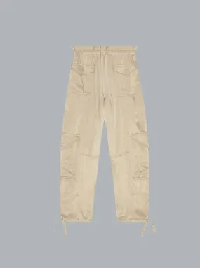 Washed Satin Beige