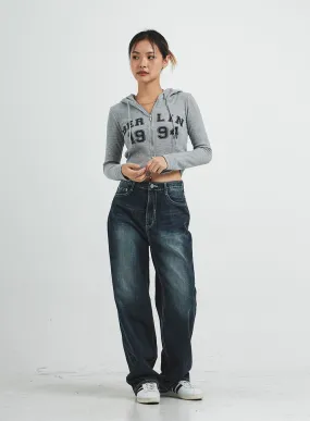 Washing Wide Jeans CS15