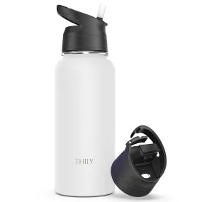 WATER BOTTLE | 32 OZ | MATTE WHITE