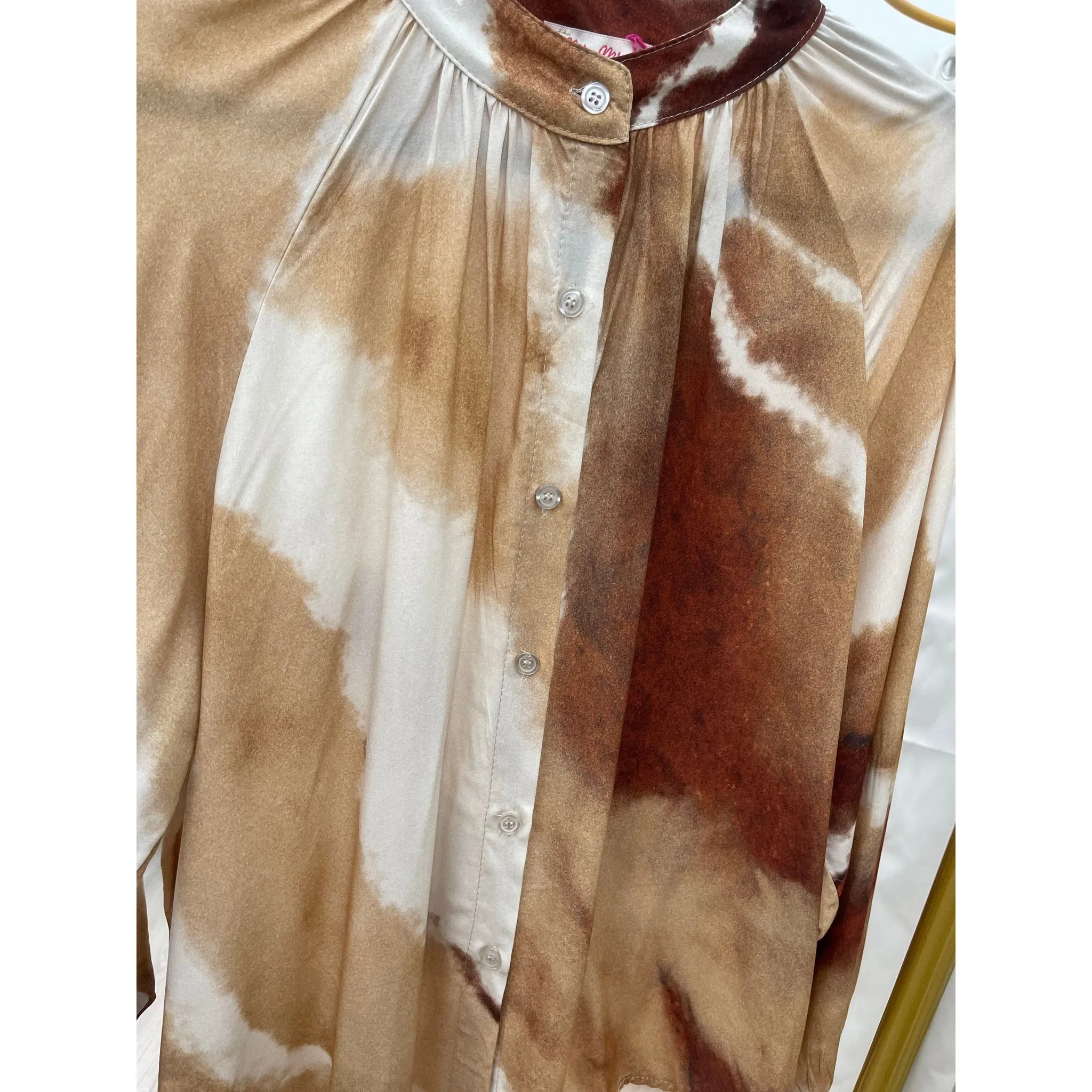 Watercolor Top - Neutral O/S