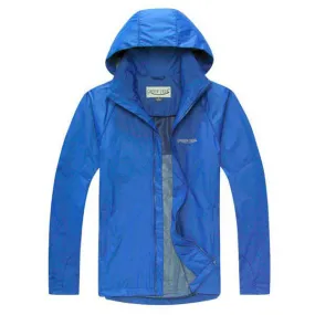 Waterproof Zipper Hooded Precip Jacket