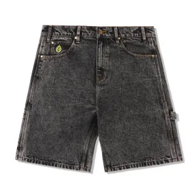 Weathergear Heavy Weight Denim Shorts - Gun Metal