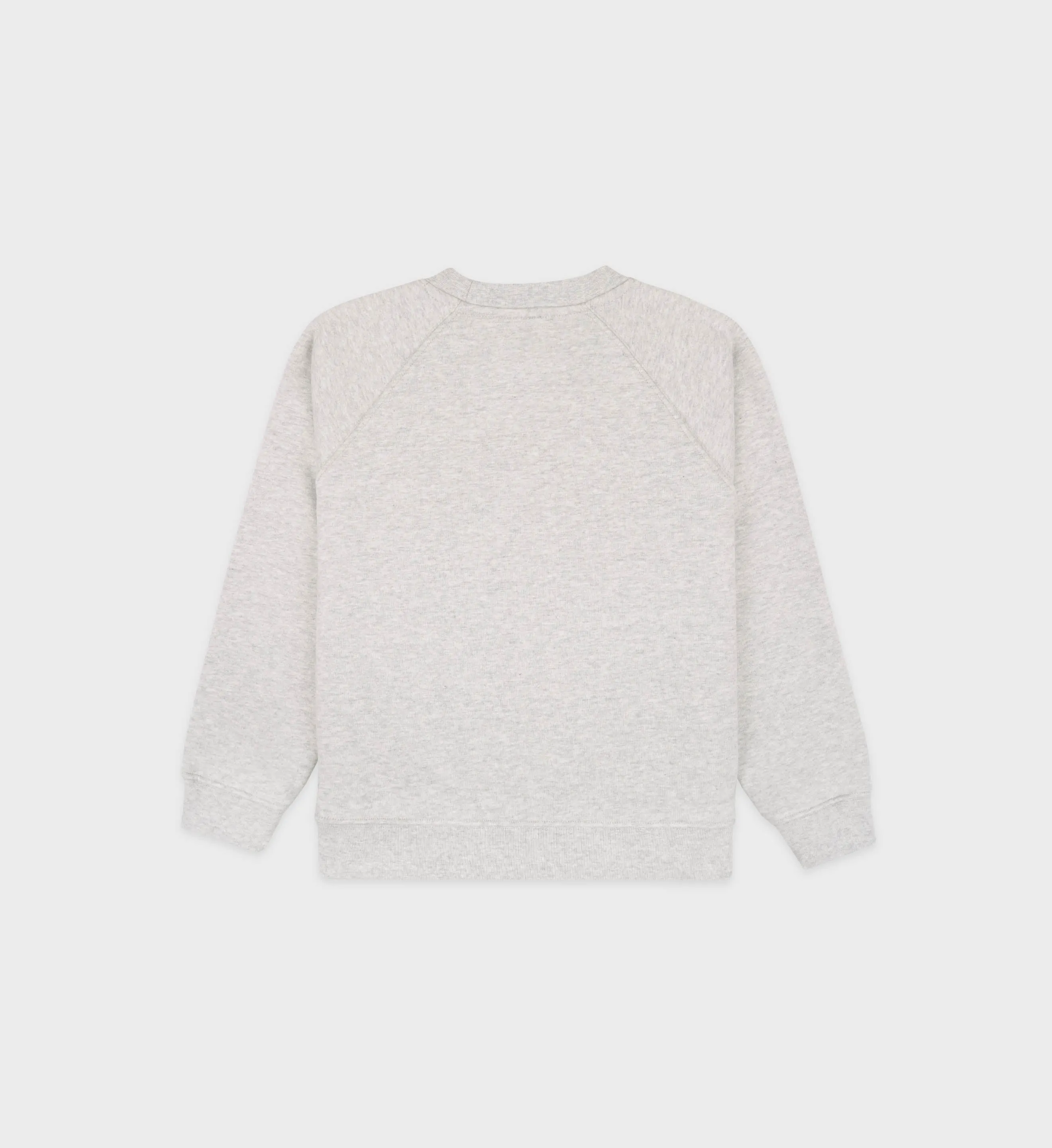 Wellness 94 Kids Crewneck - Heather Gray/Navy