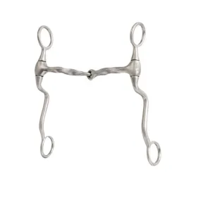 WESTERN TWISTED JOINTED BIT WITH COPPER OLIVE AND LONG SHANKS