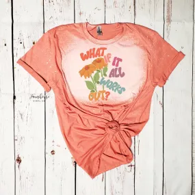 What if it All Works Out Retro Font Shirt