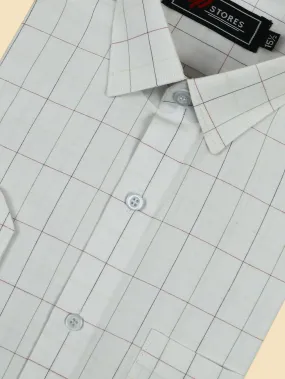 White Formal Dress Shirt For Men MFS129