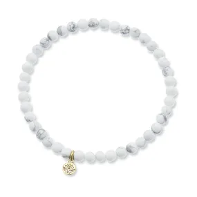 WHITE HOWLITE HEALING GEM BRACELET