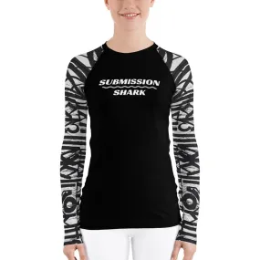 White Noise ~ Women's Rash Guard