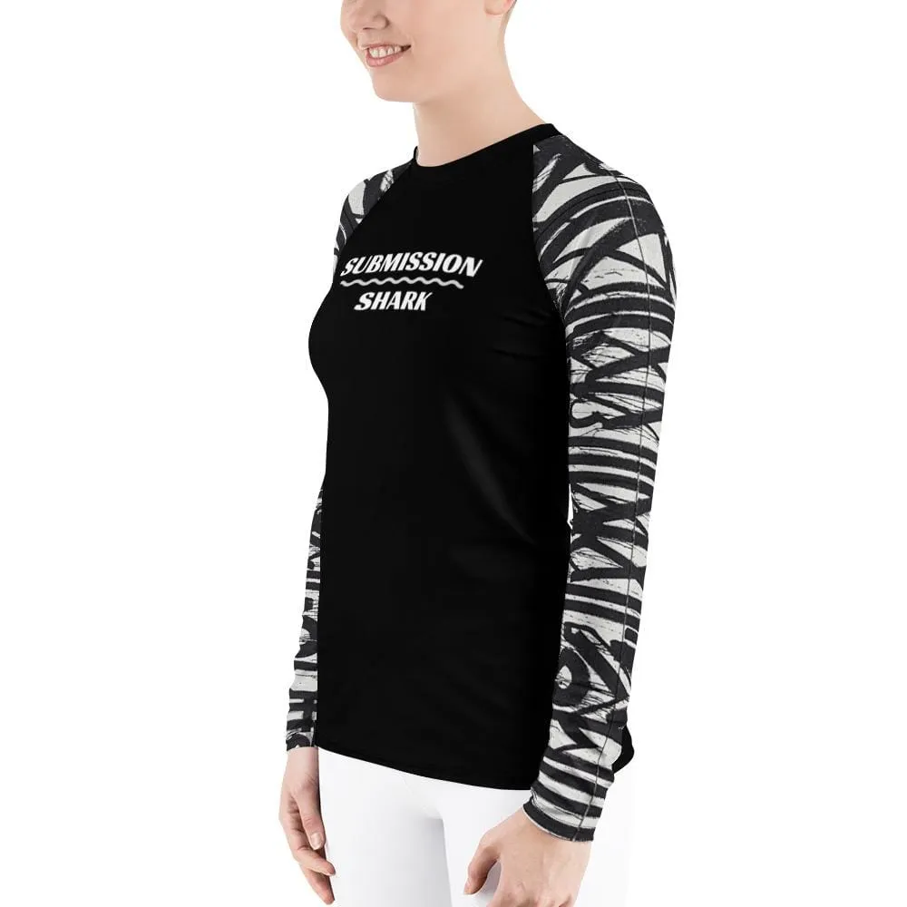 White Noise ~ Women's Rash Guard