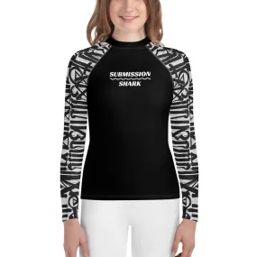 White Noise ~ Youth Rash Guard