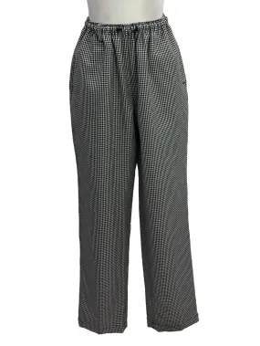 White Patterned Long Pants