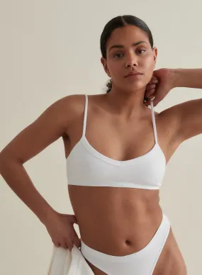 White Seamless Bra