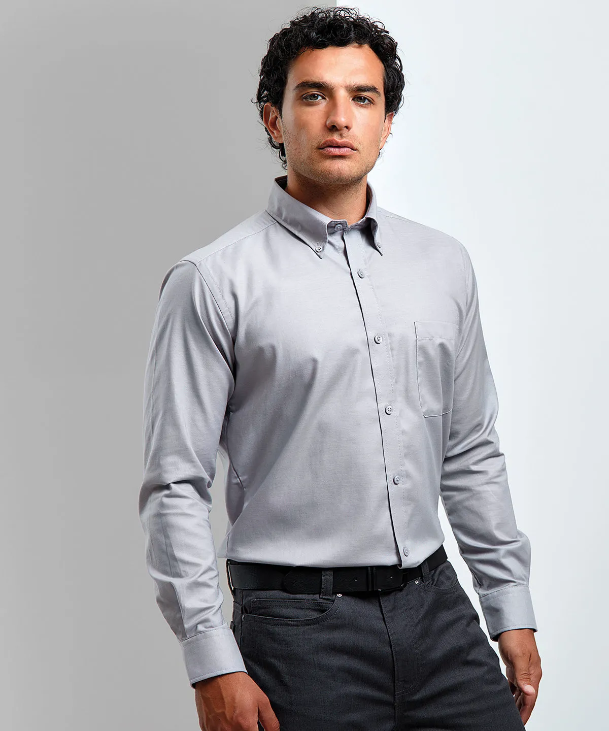 White - Signature Oxford long sleeve shirt