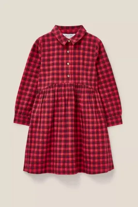 White Stuff Kids Leila Check Shirt Dress