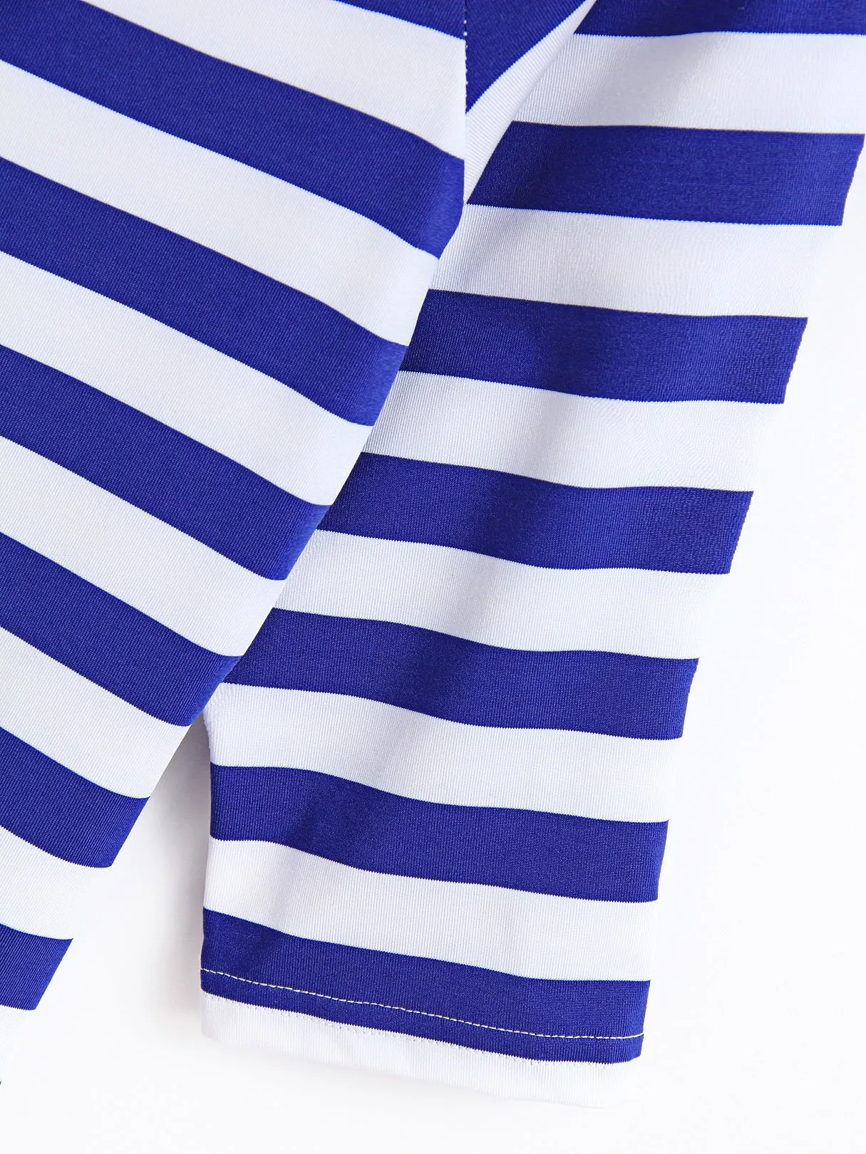 Wholesale Bateau Off The Shoulder Half Sleeve Stripe Dresses