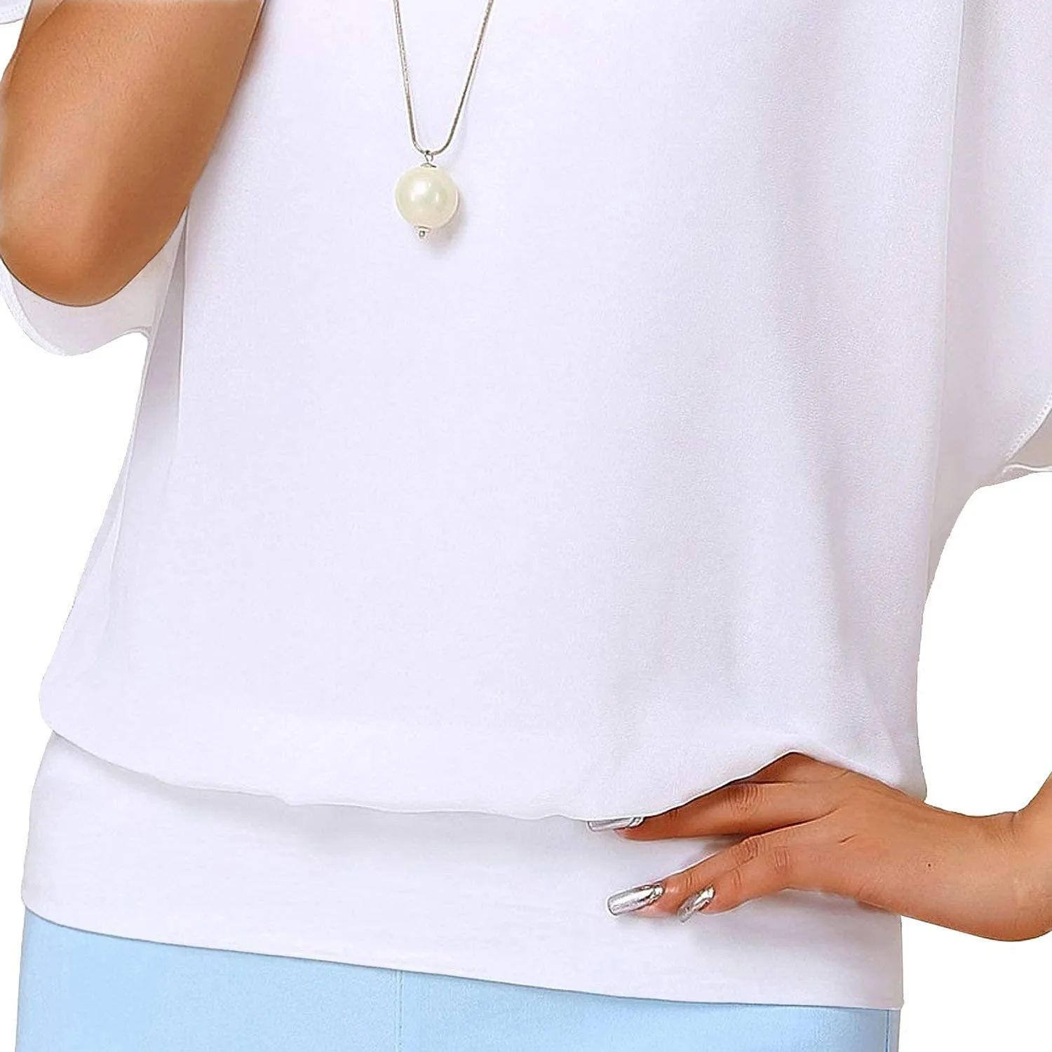 Wholesale Women's Sweatshirts Crewneck Long Sleeve Shirts Tunic Top Solid Colors