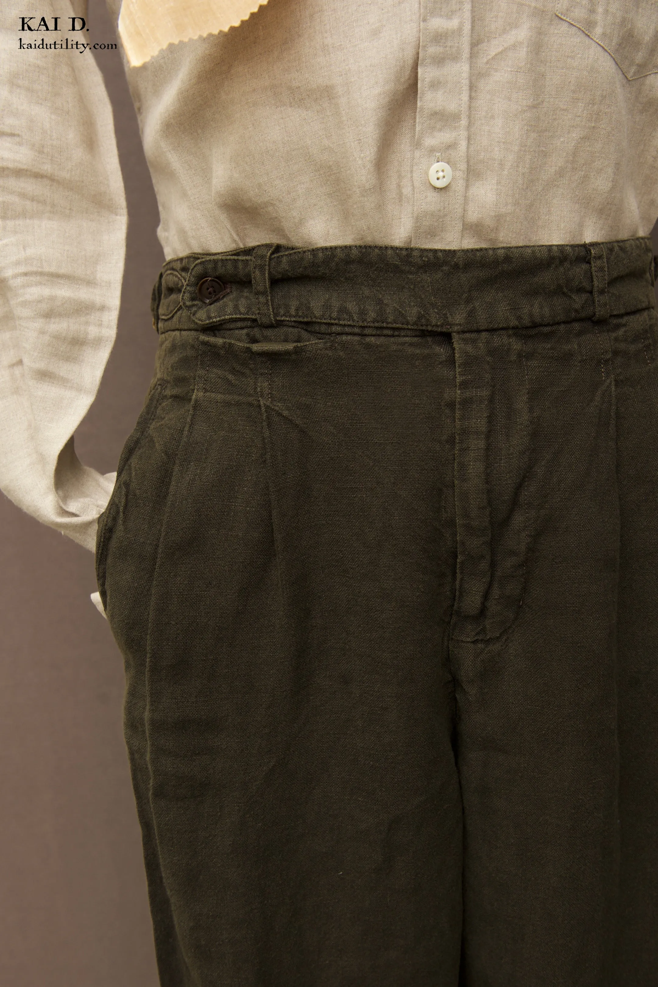 Wide Leg Matisse Pants - Olive - 32