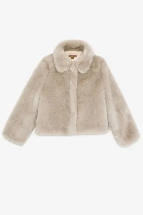Wild & Gorgeous Tara Girls Coat - Mushroom (Size 4/5 left)