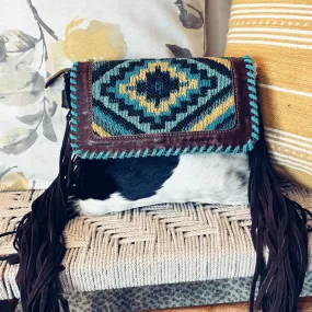 Wilderness Leather Western Crossbody Purse