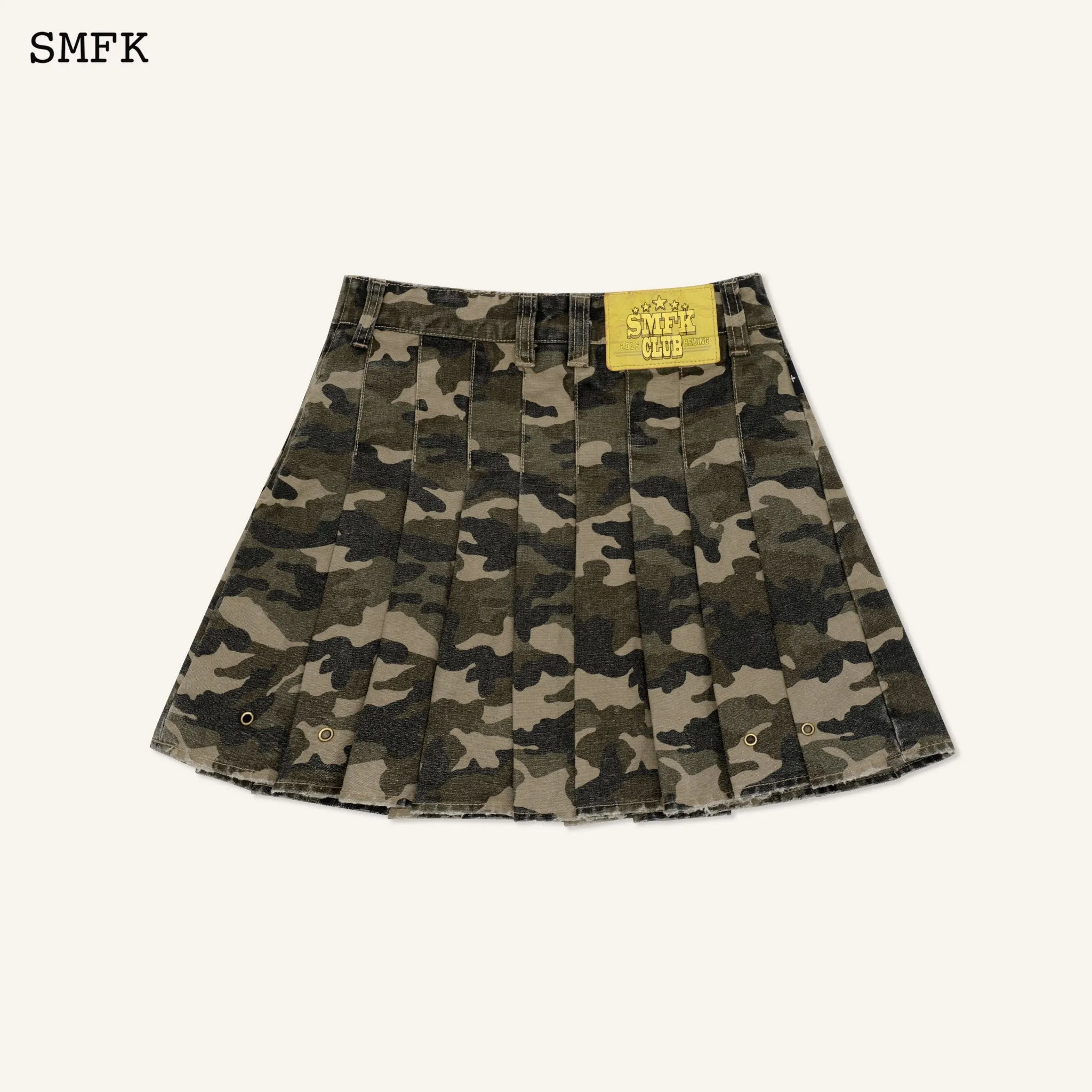 WildWorld Camouflage Green Mini Skirt