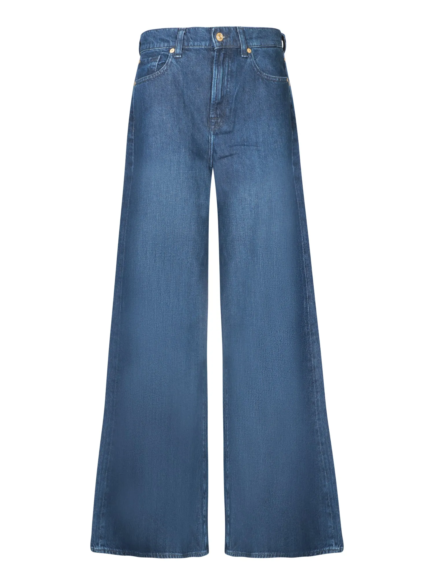 Willow Wide Leg Blue Jeans