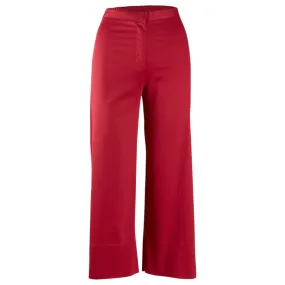 Wine High Waisted Trousers