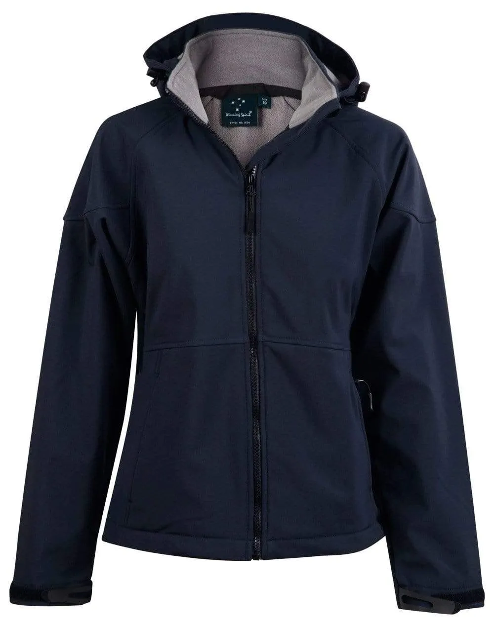 Winning Spirit Aspen Softshell Hood Jacket Ladies' Jk34
