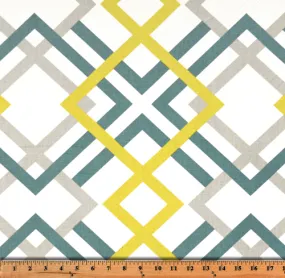 Winston Saffron Yellow Fabric By Premier Prints