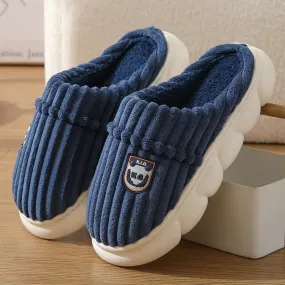 Winter Corduroy Slippers Home | winter slippers