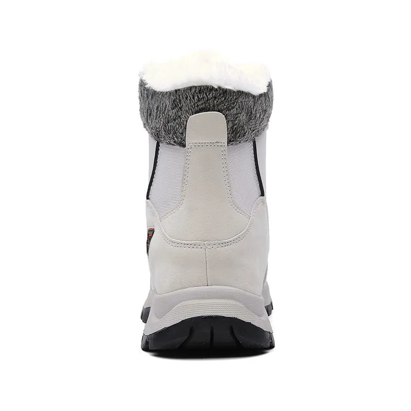 Winter Snow Boots Women Non-slip Couple Ankle Boots With Fur Unisex Waterproof Boots
